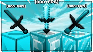 TOP 5 MCPE PVP PACKS 900 FPS BOOST  Minecraft Bedrock [upl. by Anirehtac]