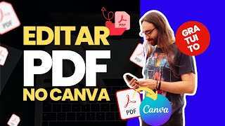 COMO EDITAR PDF NO CANVA GRATUITAMENTE [upl. by Ranique]