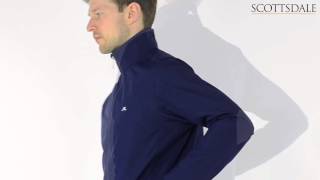 J Lindeberg Unda Sport Waterproof Jacket NavyPurple [upl. by Seamus367]