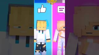 Minecraft girls vs boys singing 🙏 minecraft singing girlsvsboys short viral trending [upl. by Berk]