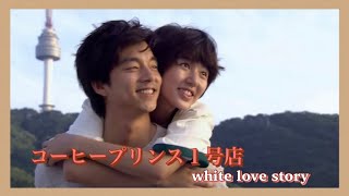 コーヒープリンス１号店 OST《White LOVE Story》歌詞 カナルビ／The first coffee prince shop／커피프린스1호점 애즈원 [upl. by Hildick841]