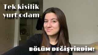 ODTÜ’de tek kişilik yurt odam  Nasıl bölüm değiştirdim [upl. by Ecilegna]