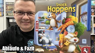 Snack Happens Pegasus Spiele  Einfaches Kinderspiel mit Puzzleelement [upl. by Lekym]