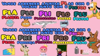 vídeos educativos para aprender ler e escrever [upl. by Aleen]