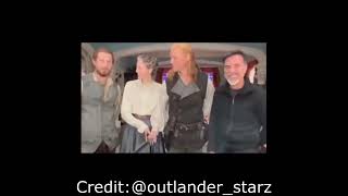 shorts 100 Outlander Episodes  Sam Heughan Caitriona Balfe David Barry [upl. by Eilak457]