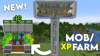 Minecraft EASIEST MOB XP FARM Tutorial 119 Improved Version [upl. by Rodina]