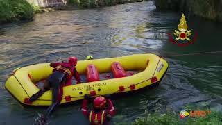 Vigili del Fuoco  Terni 78° Corso SFA Soccorritore Fluviale Alluvionale  wwwHTOtv [upl. by Frederick]