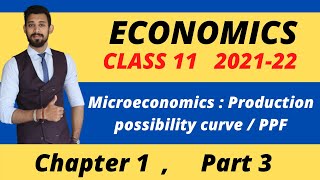 Production Possibility Curve  Microeconomics  Chapter 1  Class 11 [upl. by Encratia108]