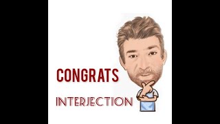 Congrats  Interjection 336 Origin  English Tutor Nick P [upl. by Yesoj821]