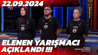 MasterChef Son Bölüm Kim Elendi  22 Eylül Veda Eden İsim Yudum Oldu [upl. by Delanie652]