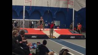 Katherine Pitman Breaks DIII Pole Vault Record  Feb 11 2017 [upl. by Ybor483]