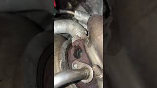 BMW 330i xdrive b46b48 Turbo coolant line repair DIY [upl. by Ailesor]