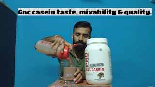 Gnc pro performance 100 casein protein review [upl. by Lasorella]