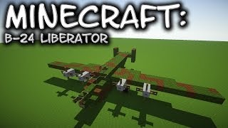 Minecraft Consolidated B24 Liberator Tutorial [upl. by Yim]