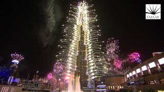 Official Burj Khalifa Downtown Dubai 2014 New Years Eve Highlights Video [upl. by Amles460]