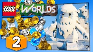 Lego Worlds Gameplay  EASY CHEAT COINS AND LEGO YETI  PC Walkthrough Part 2  Pungence [upl. by Shelman801]