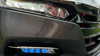 MUST GET Sequential foglights upgrade for your honda accord [upl. by Onifur]