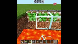 Lava bridge in Minecraftshorts minecraft [upl. by Farlee323]