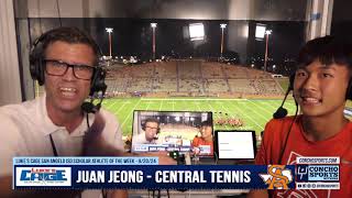 Lukes Cage SAISD Scholar Athlete of the Week  San Angelo Central senior Juan Jeong  92024 [upl. by Ahsyen4]