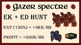 Tibia Gazer Spectre Duo Hunt EKED 180 [upl. by Emelun]