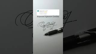 Carolinas Signature Design  Elegant Handwriting Style [upl. by Marion]