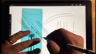 Procreate App  Architectural Drawing Tips Quick Menu Streamline [upl. by Danita371]