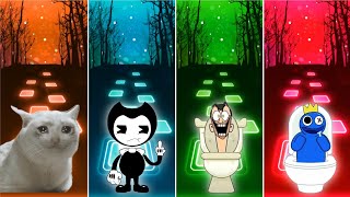 Crying Cat 🆚 Bendy Land 🆚 Skibidi Toilet 🆚 Rainbow Friends Toilet Coffin Dance Song [upl. by Leventis600]