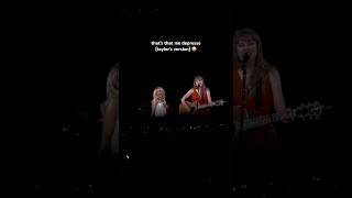 pls pls pls sabrinacarpenter taylorswift music mashup erastour swifties concert pop live [upl. by Ripley]