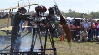 World War I Dawn Patrol RendezvousClerget 9B Engine [upl. by Pauwles300]