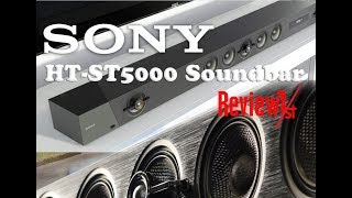 Sony HTST5000 Soundbar WOWW  Review 1st [upl. by Kenny]