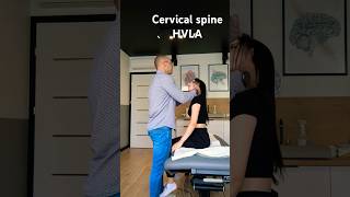 Cervical spine  HVLA technique chiropractor osteopathy hvla spinehealth [upl. by Otanutrof372]