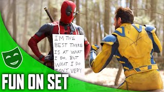 DEADPOOL amp WOLVERINE  Fun Moments with Ryan Reynolds and Hugh Jackman [upl. by Montford]