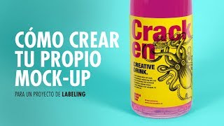 TUTORIAL CREA TU PROPIO MOCKUP para labeling  Marco Creativo [upl. by Arick]