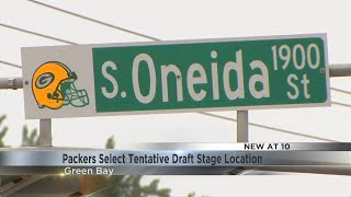 Packers select tentative draft stage location [upl. by Cchaddie795]