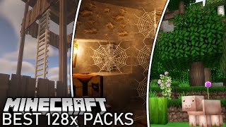 Top 10 Best 128x128 Texture Packs for Minecraft [upl. by Avie384]