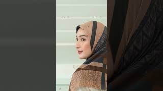 Wulang Narawangsa Hijab Segi Empat Archaica Old Choco hijab hijabfashionhijabtutorial hijabstyle [upl. by Hyland]