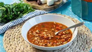 Greek White Bean Soup in 30 Minutes Delicious Fasolada [upl. by Sieber]