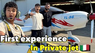 Flying In Private Jet 🛩️1st Experience😍 Leval Ho Gaya😜 [upl. by Anilah]