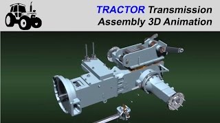 Traktör 2 Transmisyon Montajı 3D Animasyon [upl. by Ahmed210]