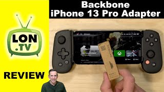 Backbone Controller Official iPhone 13 Pro  Pro Max Adapter Review [upl. by Sadinoel]