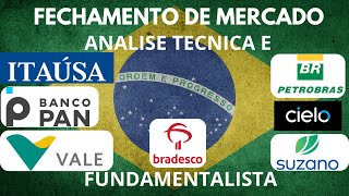 FECHAMENTO DE MERCADO ESTUDOS ANALISE TECNICA  FUNDAMENTALISTA E PROJEÇÔES [upl. by Skeie505]