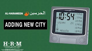 ADDING NEW CITY  ALHARAMEEN WALL amp TABLE CLOCKG4 [upl. by Ninon]