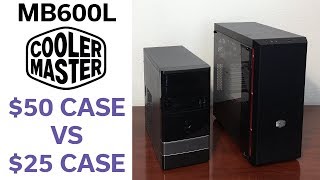 50 Case vs 25 Case  Cooler Master MB600L  Review [upl. by Meggi]