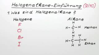 Halogenalkane  Einführung 910  Chemie  Organische Chemie [upl. by Jandy213]