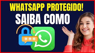 COMO COLOCAR SENHA PARA ABRIR O WHATSAPP [upl. by Seuqram]