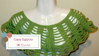 Capa Egipcia tejida a crochet 💃 [upl. by Jock]