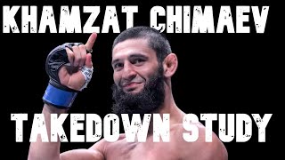 Breaking Down Khamzat Chimaev’s Takedown Mastery againstquotLi Jingliangquot [upl. by Ennirroc]