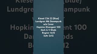 4 Sale Kiesel CS6 22 Blue  Lundgren M6 without cover  Hopkins Divergent 100  Dark amp V Mods [upl. by Mary]