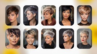 70 Elegant short Hairstyle for women  pixie haircut 😍🤩 [upl. by Alyakcm]