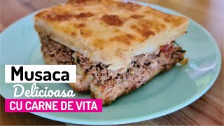 🥧Musaca cu Cartofi Prajiti si Carne de Vita  Moussaka with Fries and Ground Beef  MUSAKKA 🥔🥔🥔 [upl. by Washko]